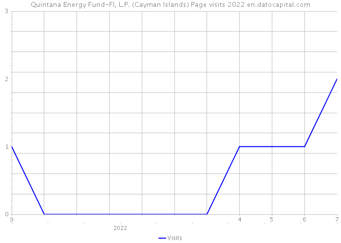Quintana Energy Fund-FI, L.P. (Cayman Islands) Page visits 2022 