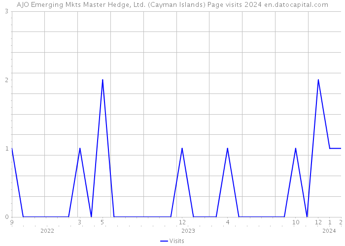 AJO Emerging Mkts Master Hedge, Ltd. (Cayman Islands) Page visits 2024 