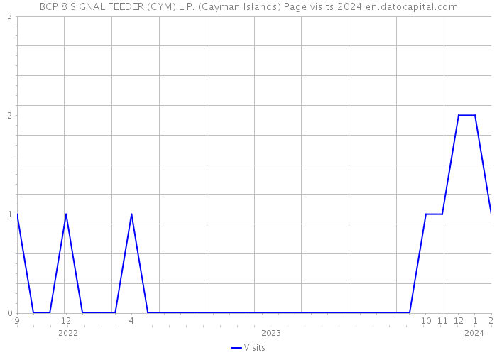 BCP 8 SIGNAL FEEDER (CYM) L.P. (Cayman Islands) Page visits 2024 