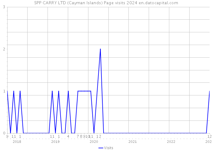 SPP CARRY LTD (Cayman Islands) Page visits 2024 