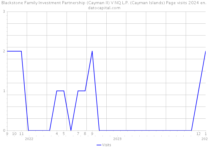 Blackstone Family Investment Partnership (Cayman II) V NQ L.P. (Cayman Islands) Page visits 2024 