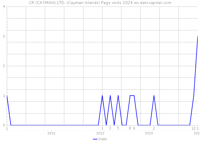 CR (CAYMAN) LTD. (Cayman Islands) Page visits 2024 