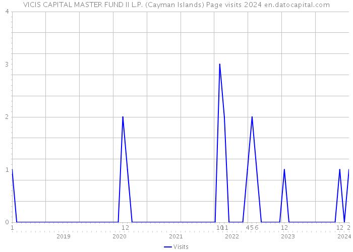 VICIS CAPITAL MASTER FUND II L.P. (Cayman Islands) Page visits 2024 
