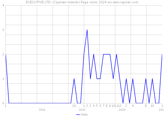 EXECUTIVE LTD. (Cayman Islands) Page visits 2024 