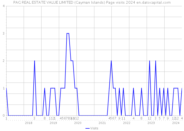PAG REAL ESTATE VALUE LIMITED (Cayman Islands) Page visits 2024 