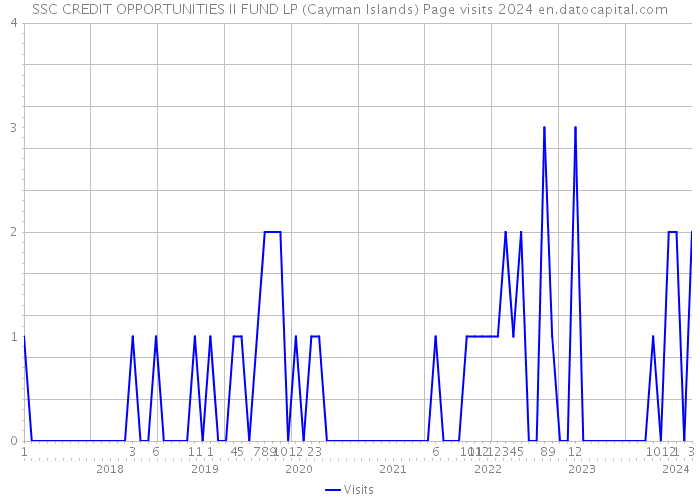 SSC CREDIT OPPORTUNITIES II FUND LP (Cayman Islands) Page visits 2024 