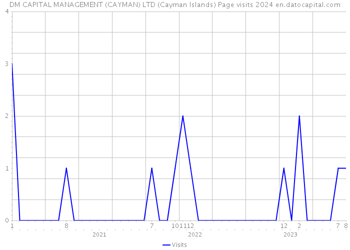 DM CAPITAL MANAGEMENT (CAYMAN) LTD (Cayman Islands) Page visits 2024 