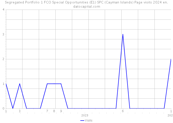 Segregated Portfolio 1 FCO Special Opportunities (E1) SPC (Cayman Islands) Page visits 2024 