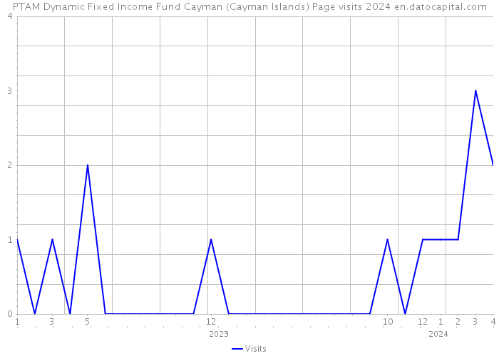 PTAM Dynamic Fixed Income Fund Cayman (Cayman Islands) Page visits 2024 