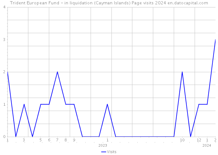 Trident European Fund - in liquidation (Cayman Islands) Page visits 2024 