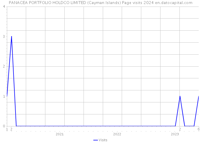 PANACEA PORTFOLIO HOLDCO LIMITED (Cayman Islands) Page visits 2024 