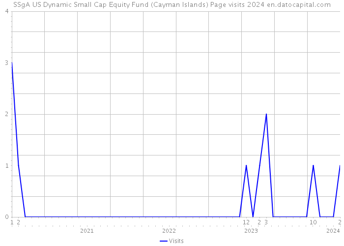 SSgA US Dynamic Small Cap Equity Fund (Cayman Islands) Page visits 2024 