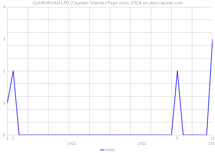GLAMORGAN LTD (Cayman Islands) Page visits 2024 