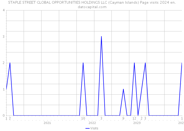 STAPLE STREET GLOBAL OPPORTUNITIES HOLDINGS LLC (Cayman Islands) Page visits 2024 