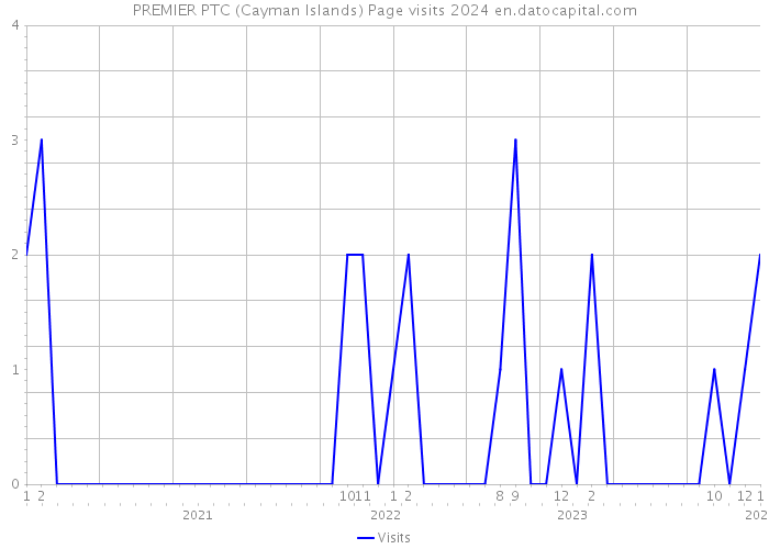 PREMIER PTC (Cayman Islands) Page visits 2024 