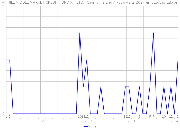 IVY HILL MIDDLE MARKET CREDIT FUND XII, LTD. (Cayman Islands) Page visits 2024 