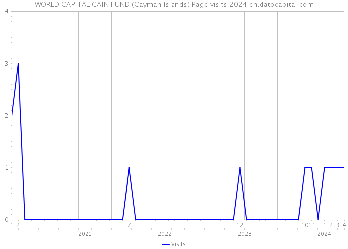 WORLD CAPITAL GAIN FUND (Cayman Islands) Page visits 2024 