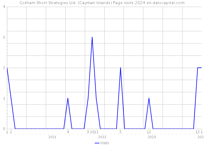 Gotham Short Strategies Ltd. (Cayman Islands) Page visits 2024 