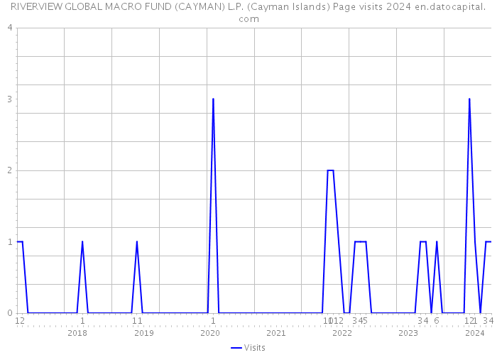 RIVERVIEW GLOBAL MACRO FUND (CAYMAN) L.P. (Cayman Islands) Page visits 2024 