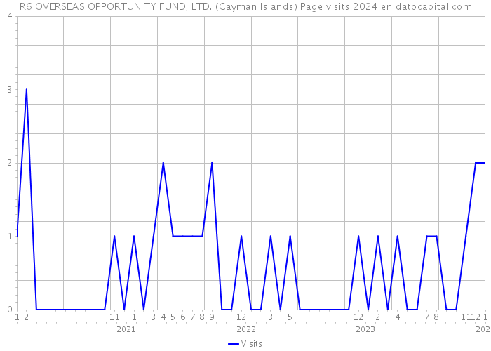 R6 OVERSEAS OPPORTUNITY FUND, LTD. (Cayman Islands) Page visits 2024 