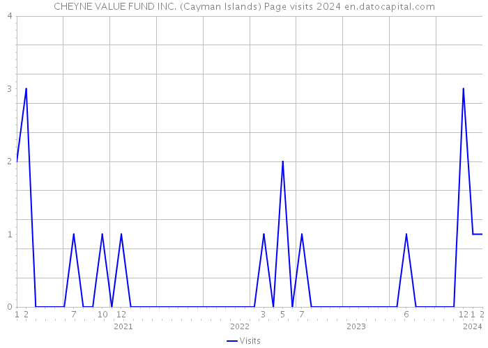 CHEYNE VALUE FUND INC. (Cayman Islands) Page visits 2024 