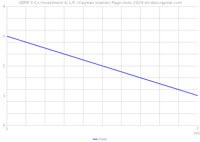 GEPIF II Co-Investment A, L.P. (Cayman Islands) Page visits 2024 