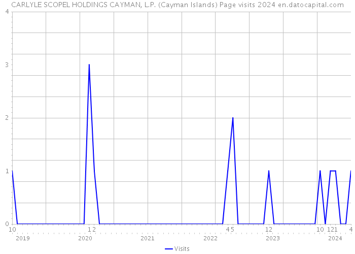 CARLYLE SCOPEL HOLDINGS CAYMAN, L.P. (Cayman Islands) Page visits 2024 