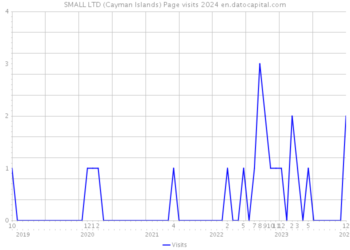 SMALL LTD (Cayman Islands) Page visits 2024 