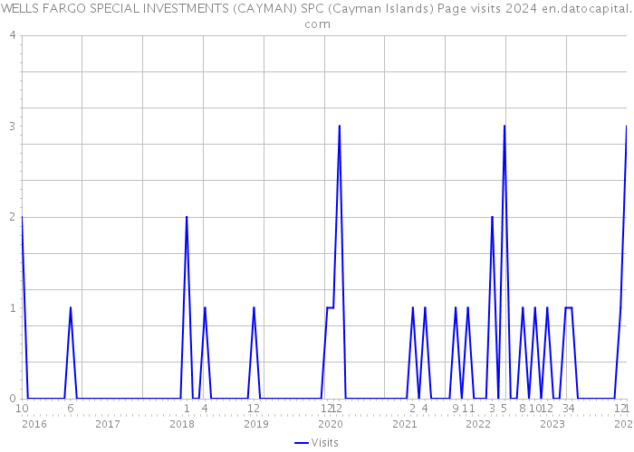 WELLS FARGO SPECIAL INVESTMENTS (CAYMAN) SPC (Cayman Islands) Page visits 2024 