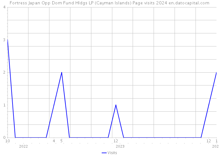 Fortress Japan Opp Dom Fund Hldgs LP (Cayman Islands) Page visits 2024 