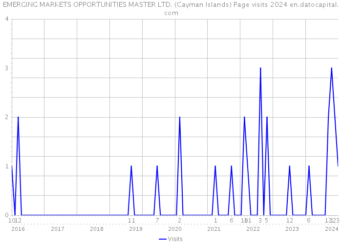 EMERGING MARKETS OPPORTUNITIES MASTER LTD. (Cayman Islands) Page visits 2024 