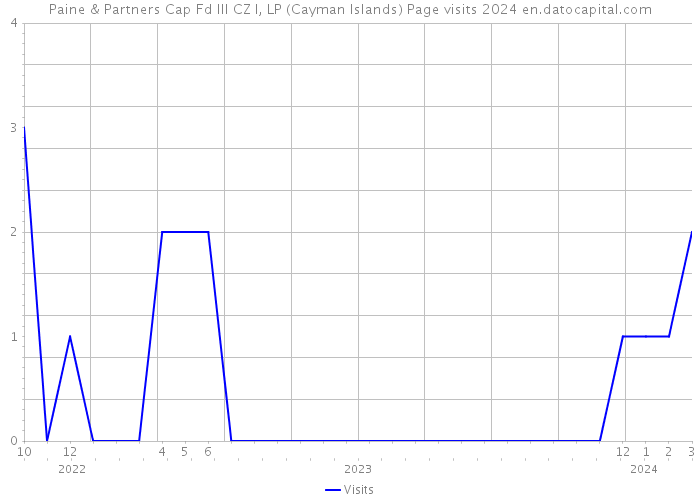 Paine & Partners Cap Fd III CZ I, LP (Cayman Islands) Page visits 2024 