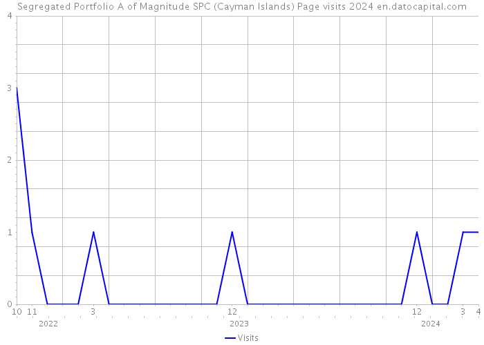 Segregated Portfolio A of Magnitude SPC (Cayman Islands) Page visits 2024 