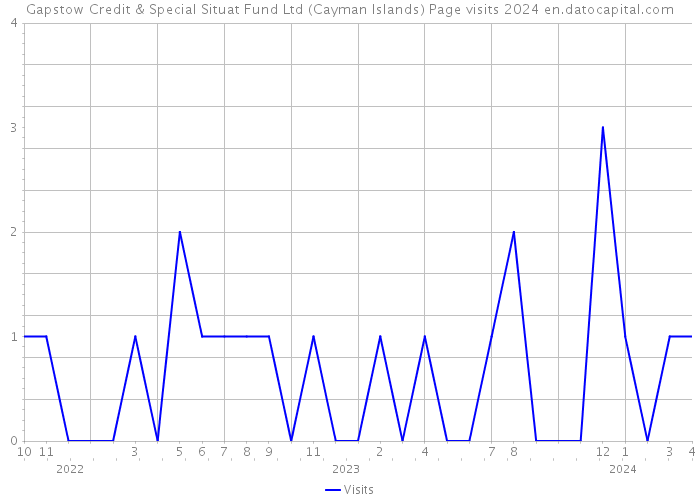 Gapstow Credit & Special Situat Fund Ltd (Cayman Islands) Page visits 2024 
