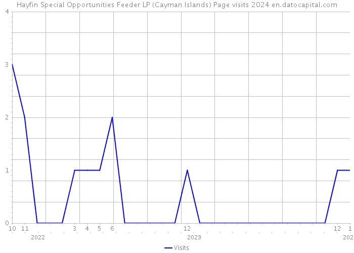 Hayfin Special Opportunities Feeder LP (Cayman Islands) Page visits 2024 