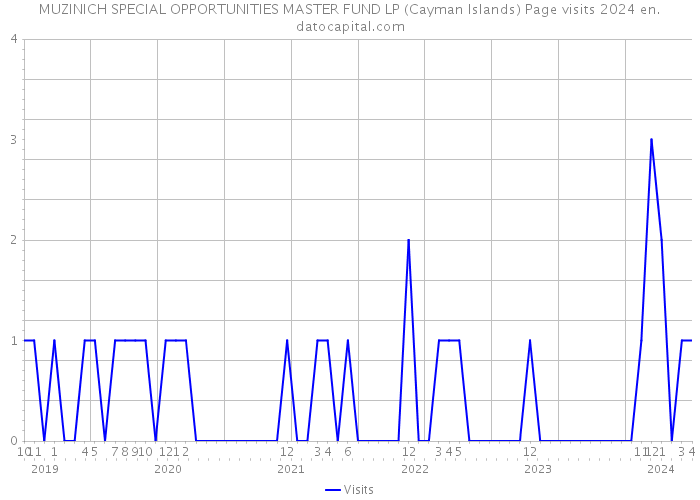 MUZINICH SPECIAL OPPORTUNITIES MASTER FUND LP (Cayman Islands) Page visits 2024 
