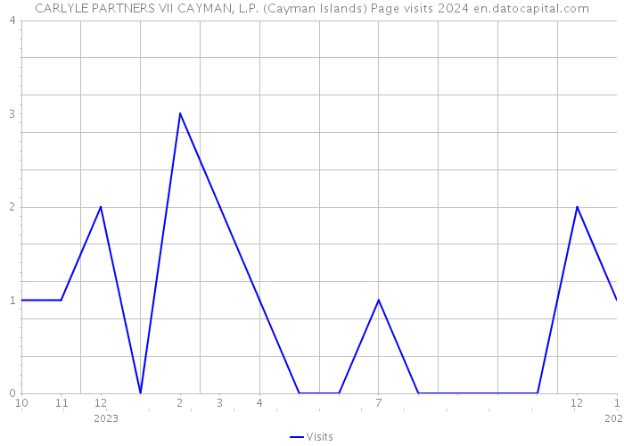 CARLYLE PARTNERS VII CAYMAN, L.P. (Cayman Islands) Page visits 2024 