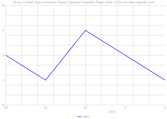 Ursus Credit Opportunities Fund (Cayman Islands) Page visits 2024 
