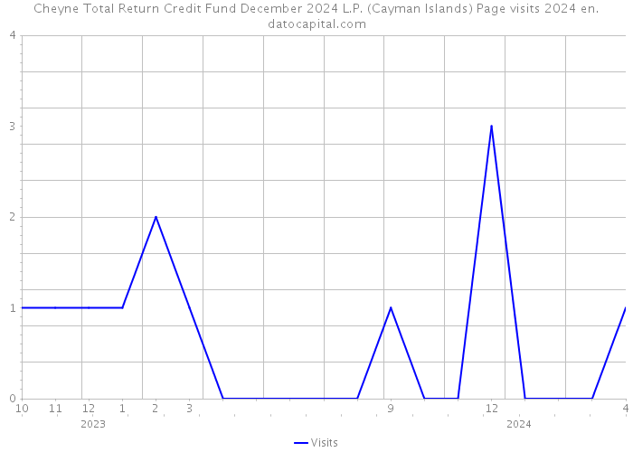Cheyne Total Return Credit Fund December 2024 L.P. (Cayman Islands) Page visits 2024 