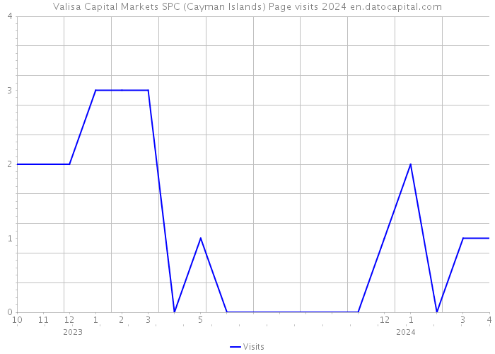 Valisa Capital Markets SPC (Cayman Islands) Page visits 2024 