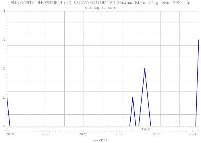 EMR CAPITAL INVESTMENT (NO. 5B) CAYMAN LIMITED (Cayman Islands) Page visits 2024 