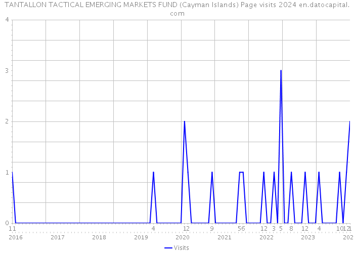 TANTALLON TACTICAL EMERGING MARKETS FUND (Cayman Islands) Page visits 2024 