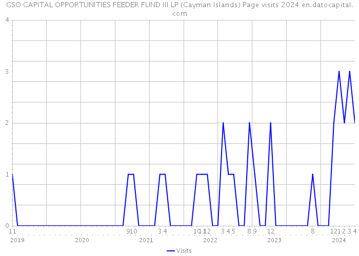 GSO CAPITAL OPPORTUNITIES FEEDER FUND III LP (Cayman Islands) Page visits 2024 