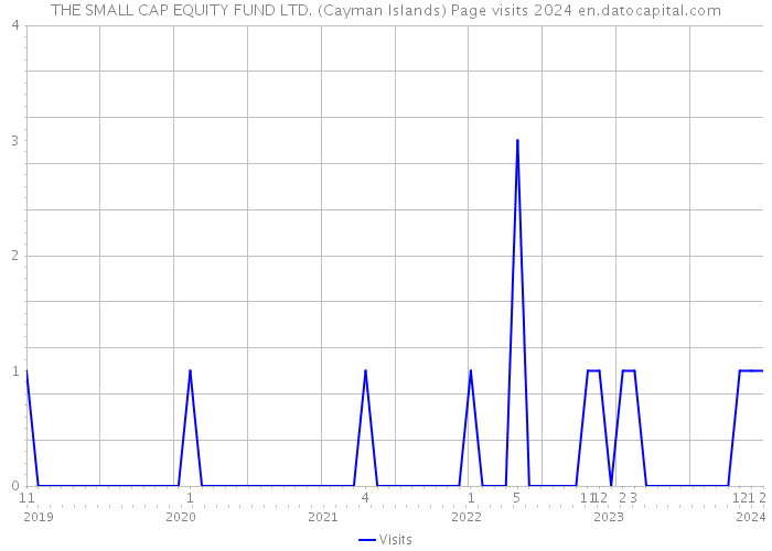 THE SMALL CAP EQUITY FUND LTD. (Cayman Islands) Page visits 2024 