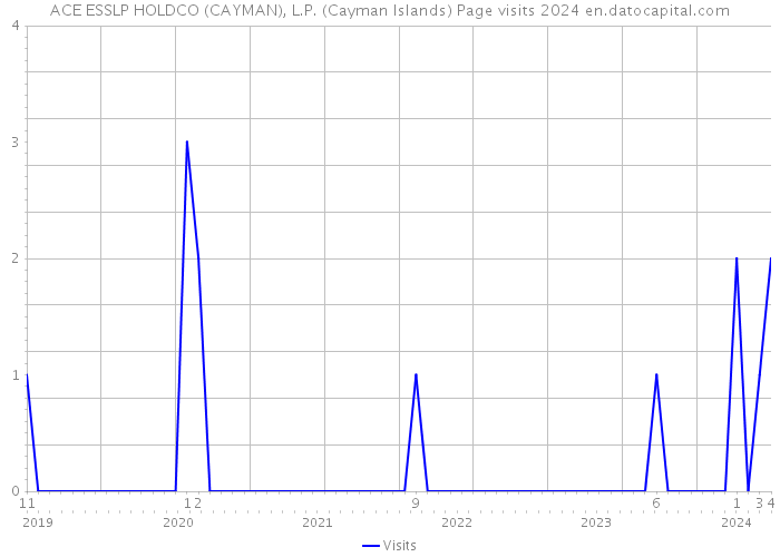 ACE ESSLP HOLDCO (CAYMAN), L.P. (Cayman Islands) Page visits 2024 