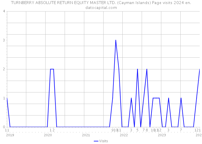 TURNBERRY ABSOLUTE RETURN EQUITY MASTER LTD. (Cayman Islands) Page visits 2024 
