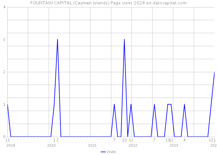 FOUNTAIN CAPITAL (Cayman Islands) Page visits 2024 