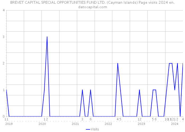 BREVET CAPITAL SPECIAL OPPORTUNITIES FUND LTD. (Cayman Islands) Page visits 2024 