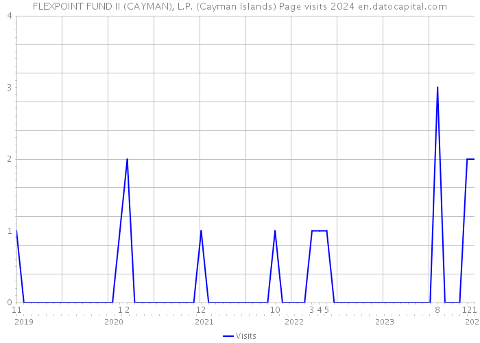 FLEXPOINT FUND II (CAYMAN), L.P. (Cayman Islands) Page visits 2024 