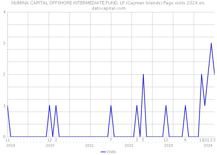 NUMINA CAPITAL OFFSHORE INTERMEDIATE FUND, LP (Cayman Islands) Page visits 2024 